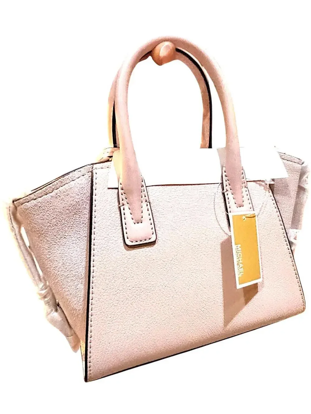 Michael Kors XS Avril Small Satchel Crossbody Handbag in Light Pink NWT